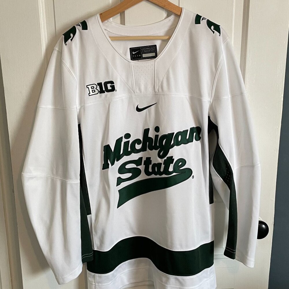 Michigan State Spartans Replica College Hockey Jersey